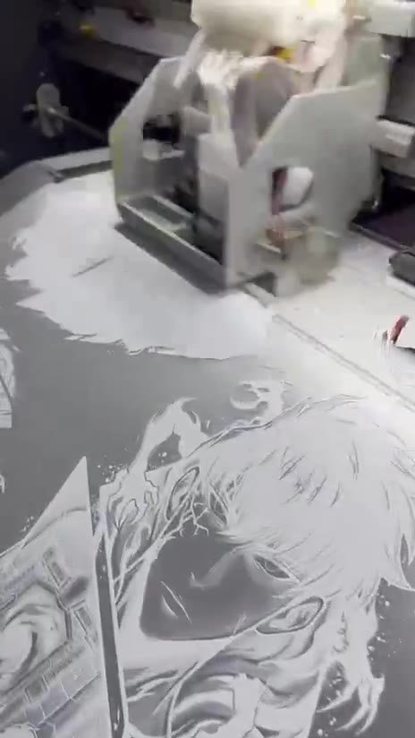 Video de impresion DTF textil en playera