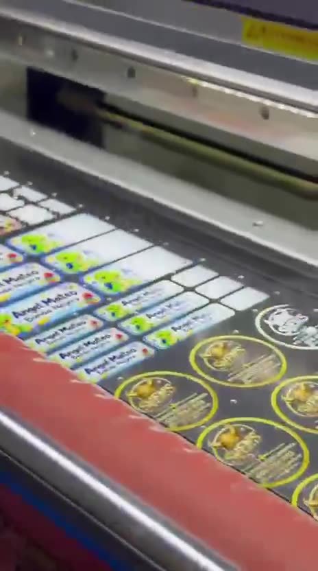 Video de calcas DTF UV